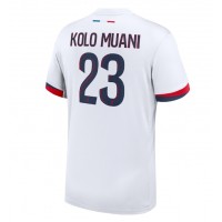 Camiseta Paris Saint-Germain Randal Kolo Muani #23 Visitante Equipación 2024-25 manga corta